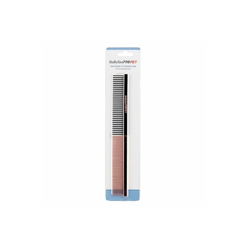 Babyliss Pro Pet Rose Gold/Black Dog Comb