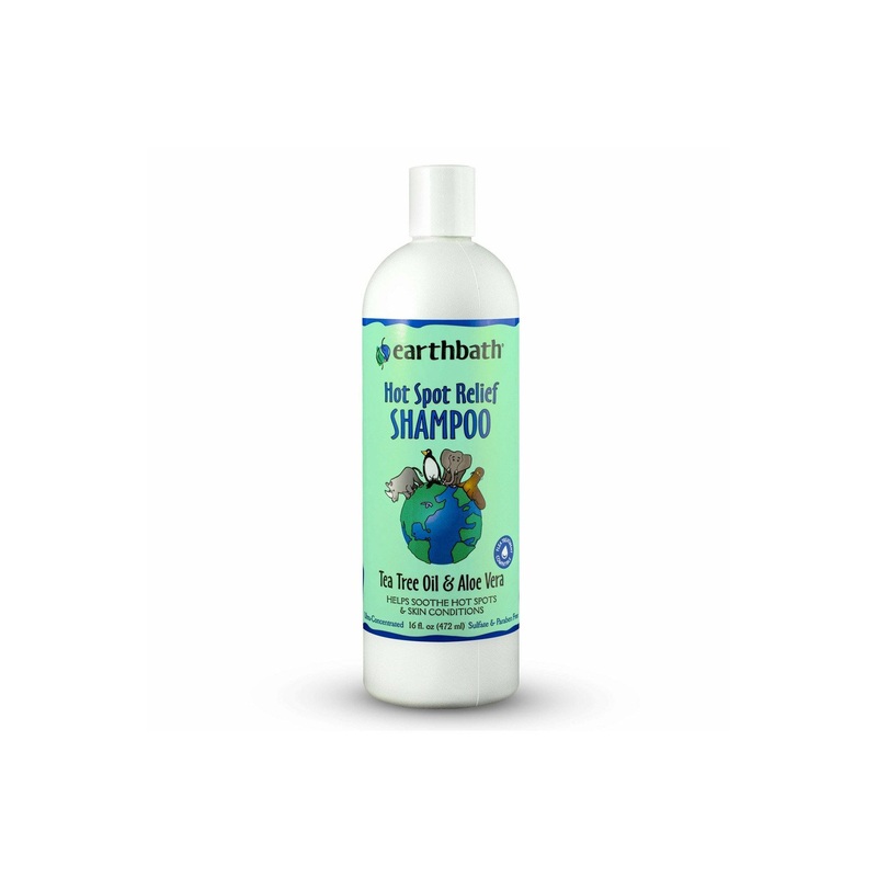 earthbath Hot Spot Relief Shampoo Tea Tree Oil & Aloe Vera - 16oz