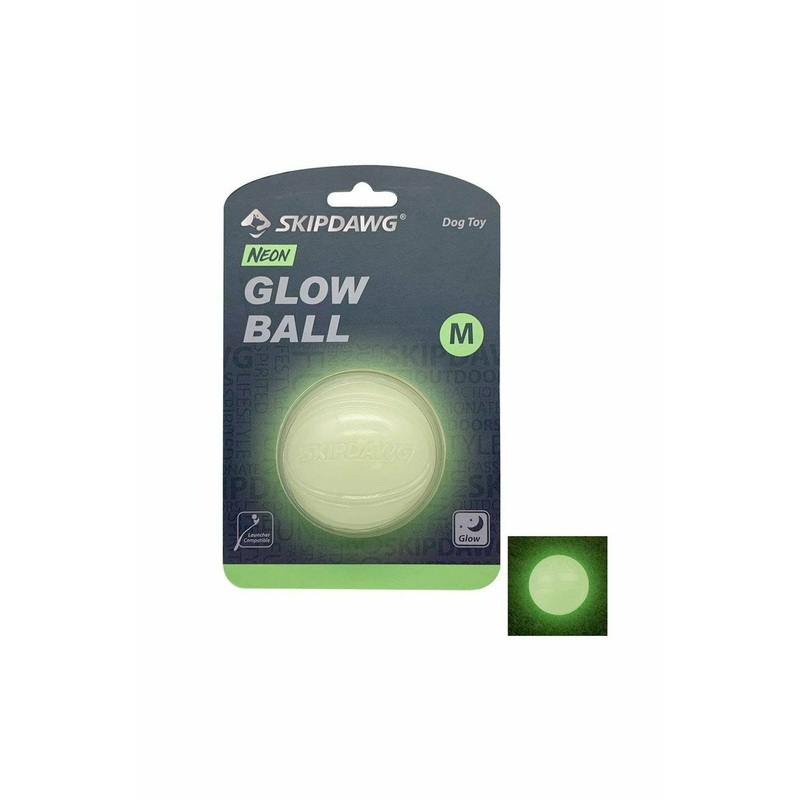 SKIPDAWG Neon Glow Dog Ball
