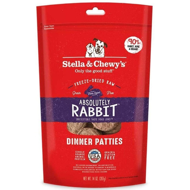 Stella & Chewy's Absolutely Rabbit Dinner Patties for Dog  14oz