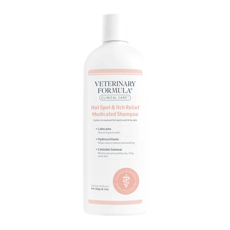 Synergy Labs Veterinary Formula Clinical Care Hot Spot & Itch Relief Medicated Shampoo For Dogs & Cats