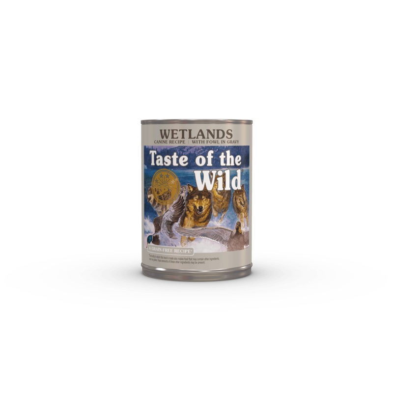Taste Of the Wild Wetlands Canine Formula Fowl in Gravy Wet Dog Food - 3x390g
