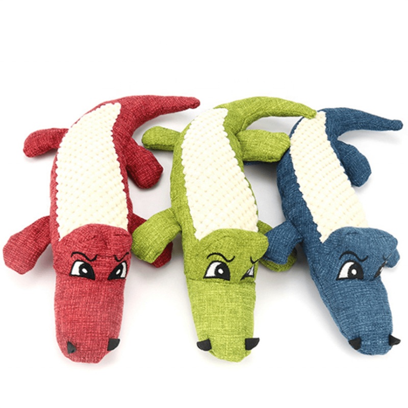 The Pets Club  Linen Plush Animal Toy For Dog