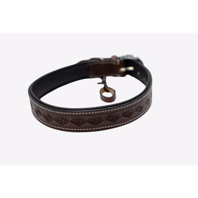 The Pets Club Premium Leather Dog Pet Collar - D2