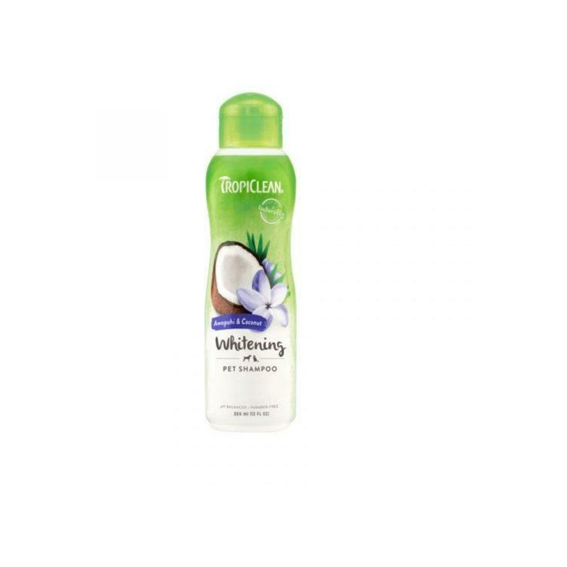 TropiClean Awapuhi & Coconut Whitening Shampoo for Pets - 12oz