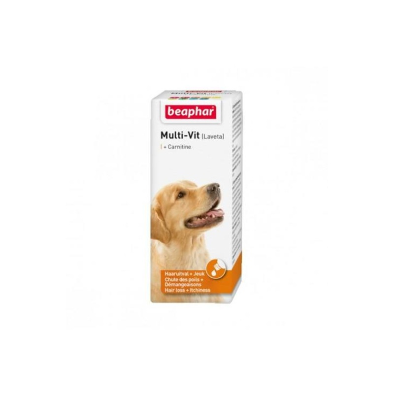 Beaphar Multi-vit With Carnitine Dog - 50ml