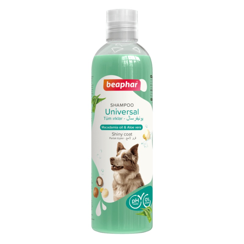 Beaphar Shampoo Universal Macadamia Oil and Aloe Vera for Dogs - 250ml