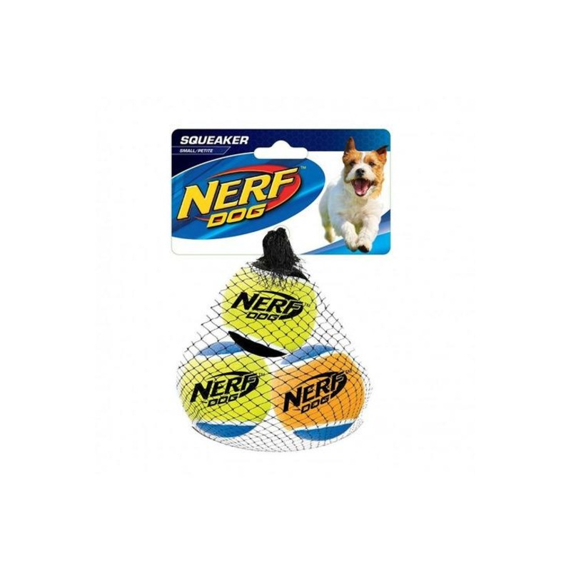 Nerf Dog Squeaker Tennis Ball (Pack Of 3)