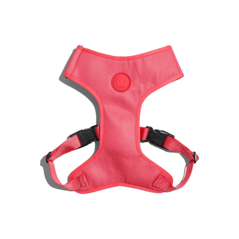 Zee Dog Neon Coral Adjustable Air Mesh Harness for Dog