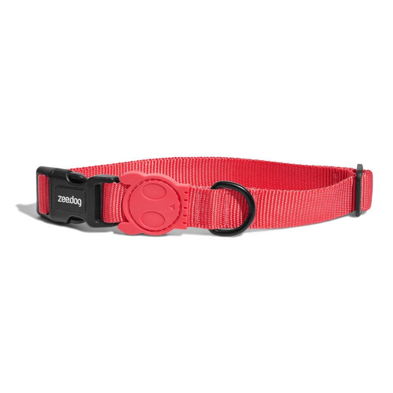 Zee Dog Neon Coral Collar for Dog