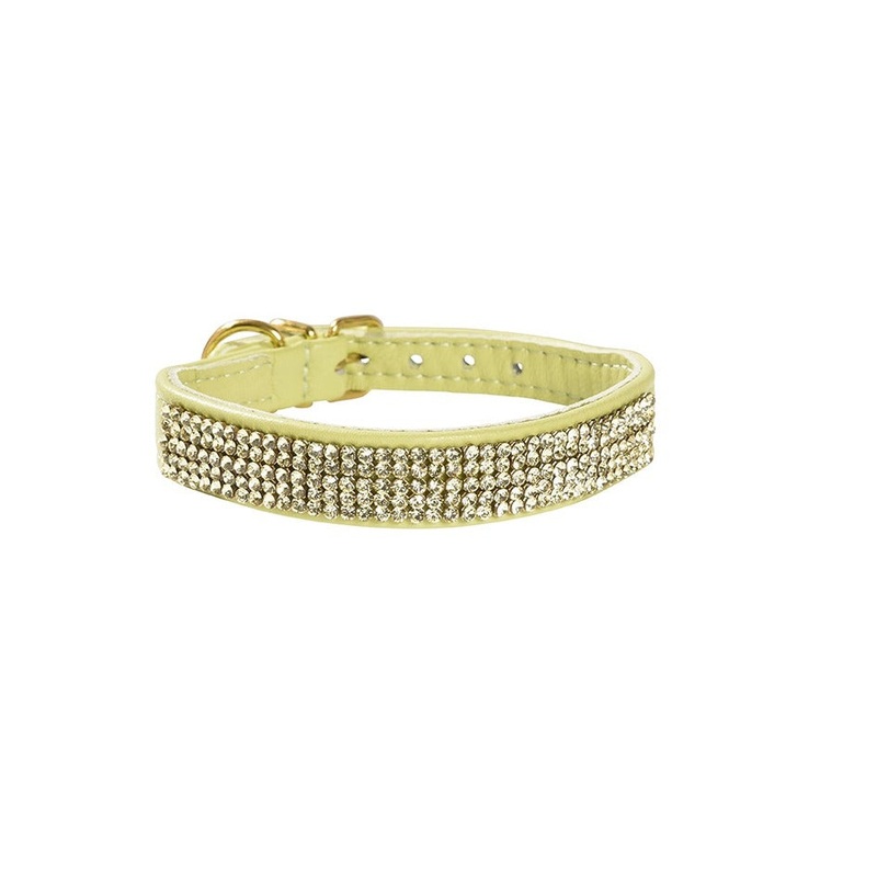 Bobby Crystal Princesse Collar - Green / 40 Cm