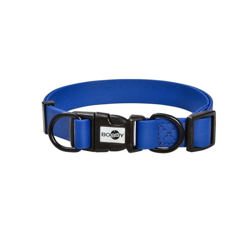 Bobby Pvc Pop Collar - Blue / Large