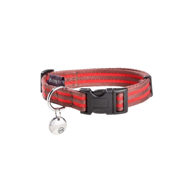 Bobby Tennis Collar - Maroon/Large