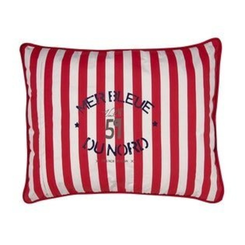 Bobby Voile Cushion - Red / 75 Cm