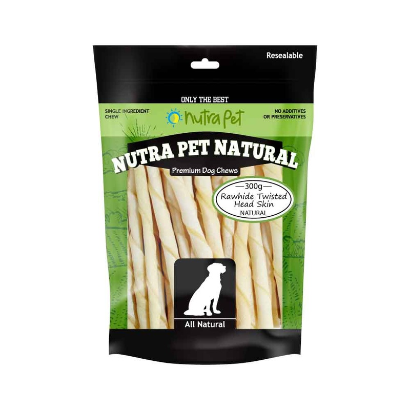 Nutrapet  Twisted Sticks Dog Treat 300G