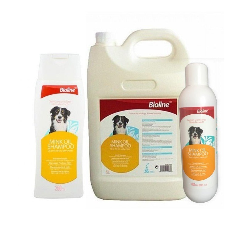 Bioline Mink Oil Dog Shampoo For Dog