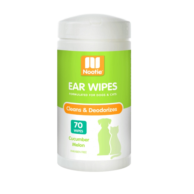 Nootie Ear Wipes Cucumber Melon For Cat & Dog
