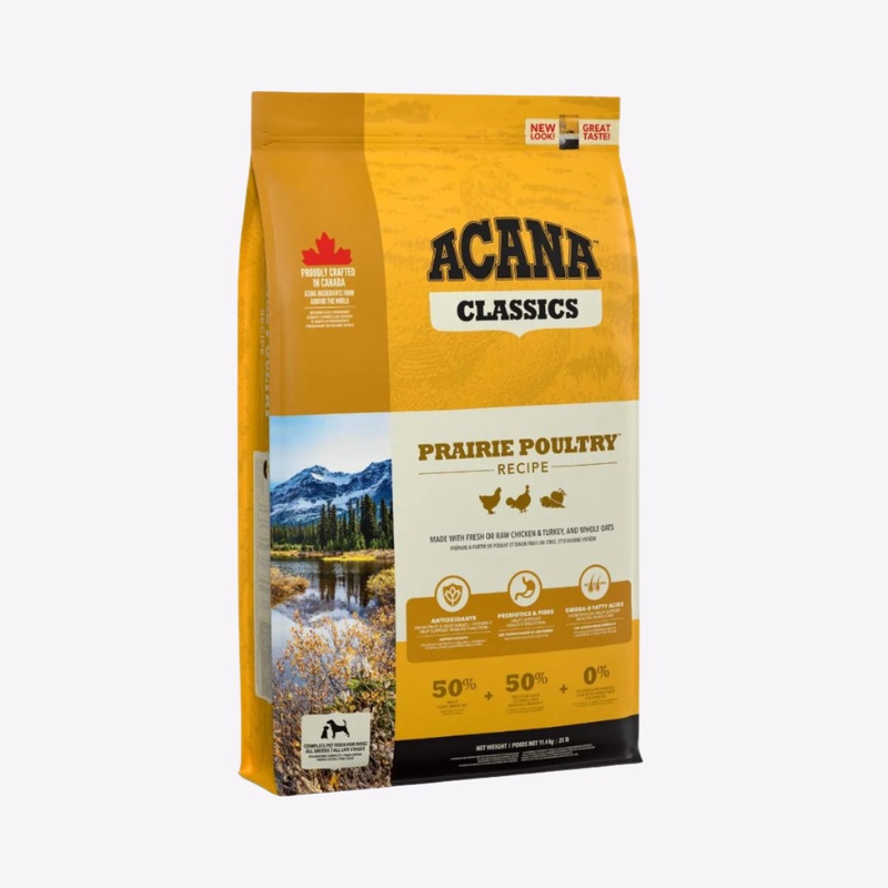 Acana Classics Prairie Poultry - Medium Breed Adult Dog Protein-Rich Dry Dog Food