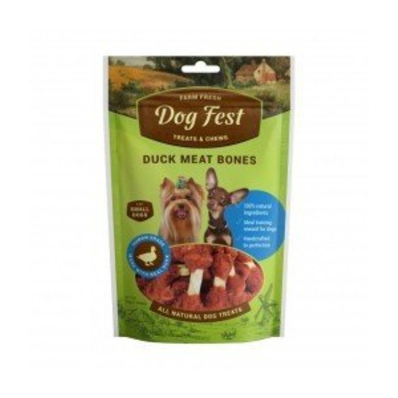 Dog Fest Duck Meat Bones For Mini-Dogs - 55g