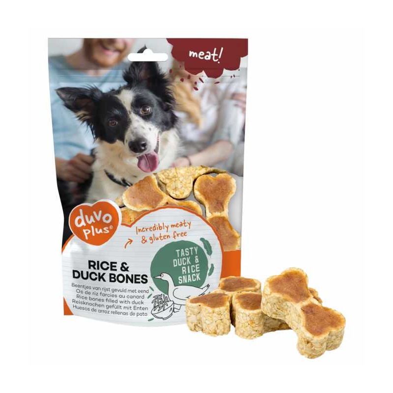 Duvo+ Meat Rice Bones With Duck Dog Treats- 140g