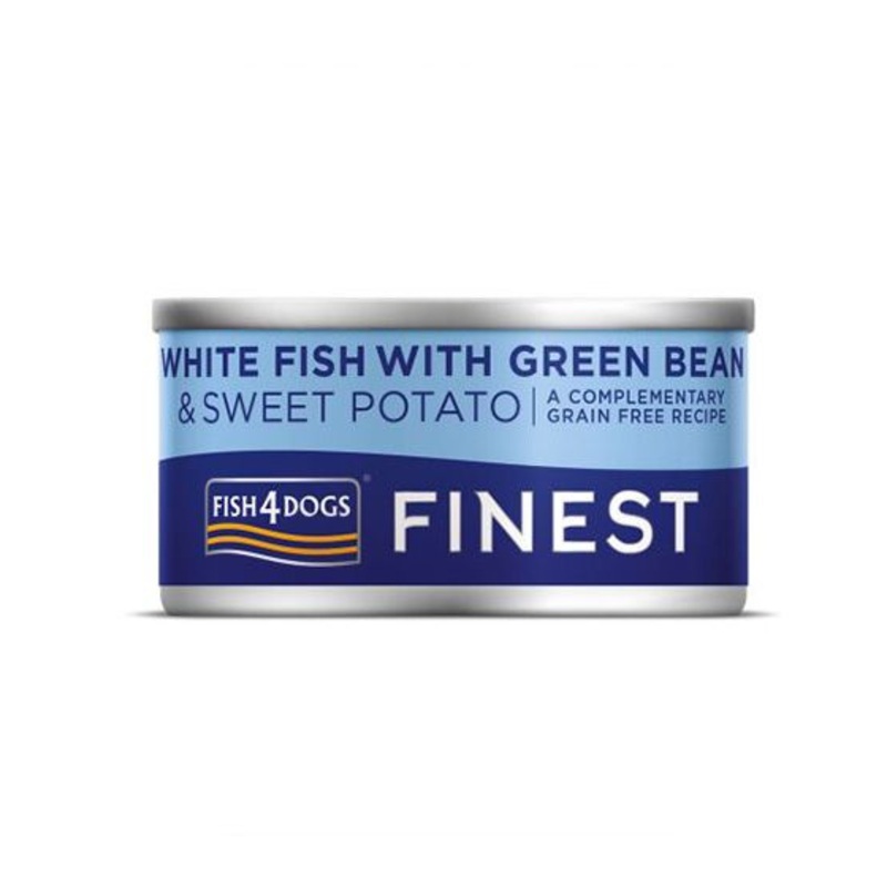 Fish4Dogs Fish with Green Bean & Sweet Potato Wet Food - 3x85g