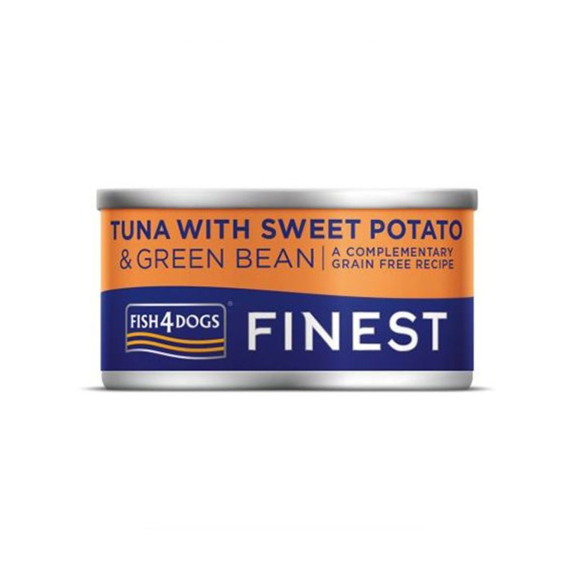 Fish4Dogs Tuna with Sweet Potato & Bean Wet Food - 3x85g