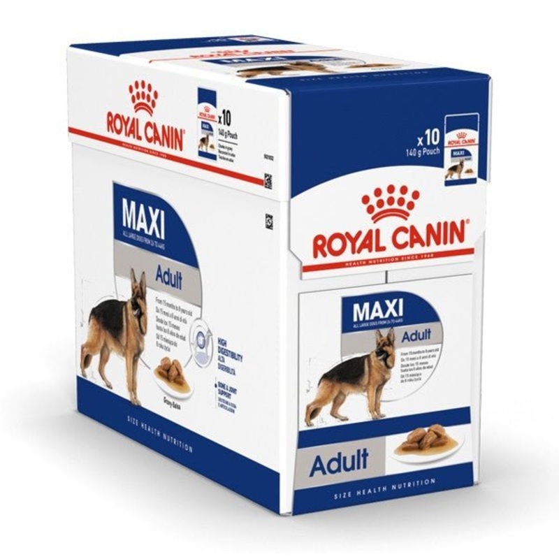 Royal Canin Size Health Nutrition Maxi Adult Wet Dog Food - 10x140g