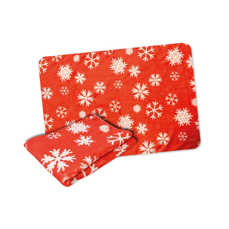 Bobby Christmas Blanket Red Snow - 100X70 Cm