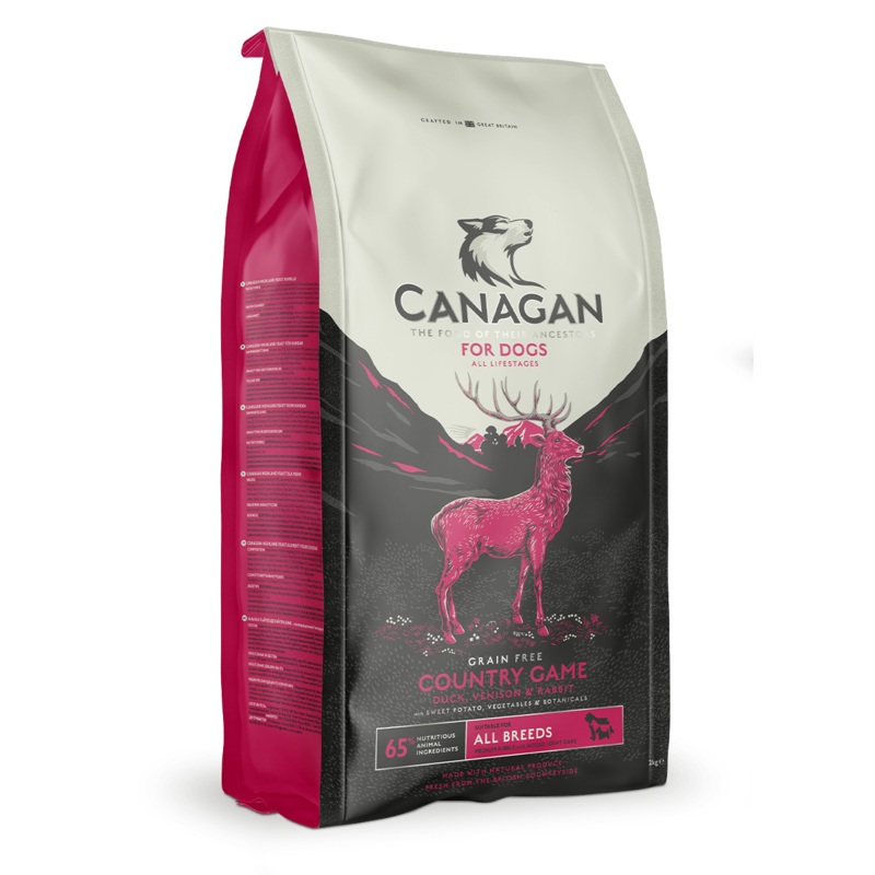 Canagan Country Game For All Breeds Dry Dog Food - 12kg