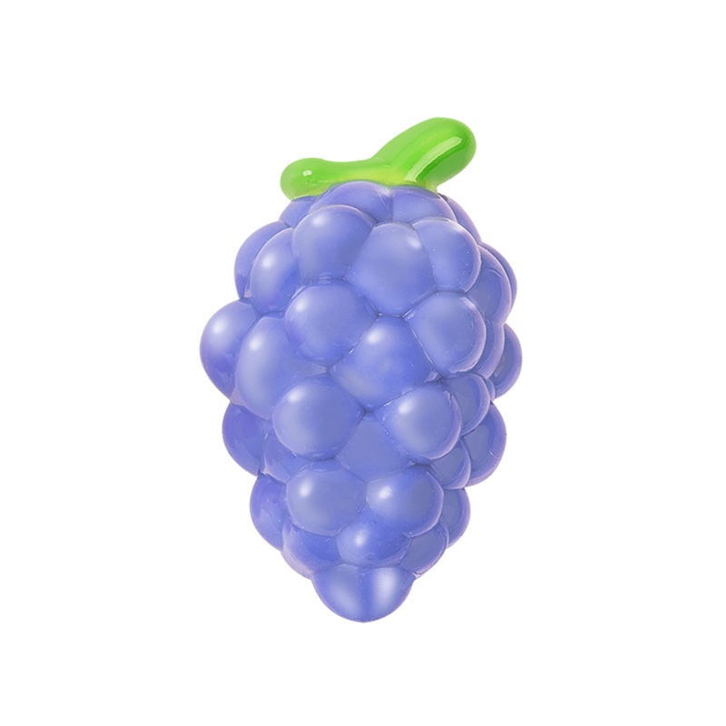 FOFOS Tough Fruit Squeaky Crazy Grape Dog Toy