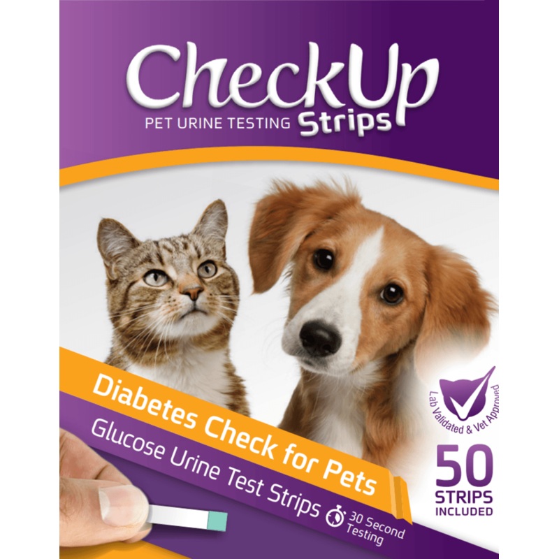 Kit4Cat CheckUp Glucose Urine Testing -50 Strips