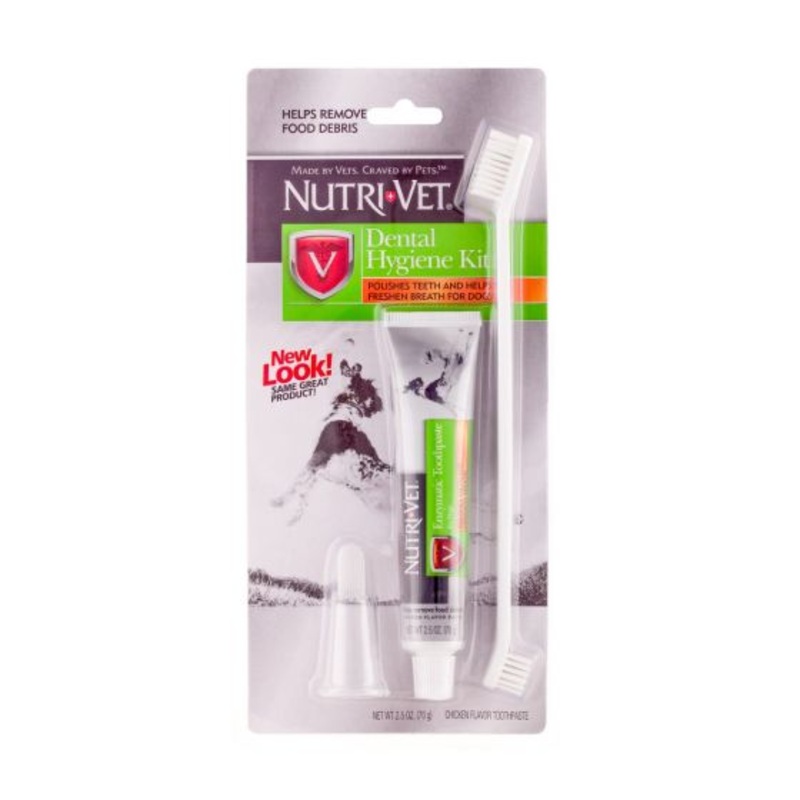 Nutri-Vet Dental Hygiene Kit for Dog-2.5OZ
