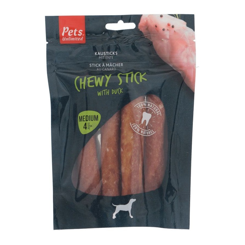 Pets Unlimited Chewy Sticks With Med -4pcs