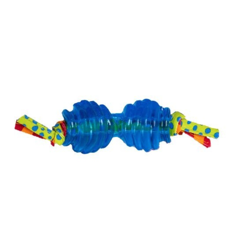 Petstages Mini Orka Chew Pair Bone & Dumbbell Dog Toys Small - 2 Pack