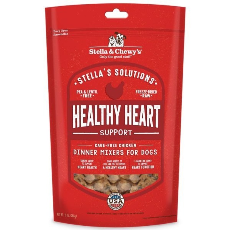Stellas Solutions Freeze-Dried Chicken Healthy Heart Support Dog Food   13oz