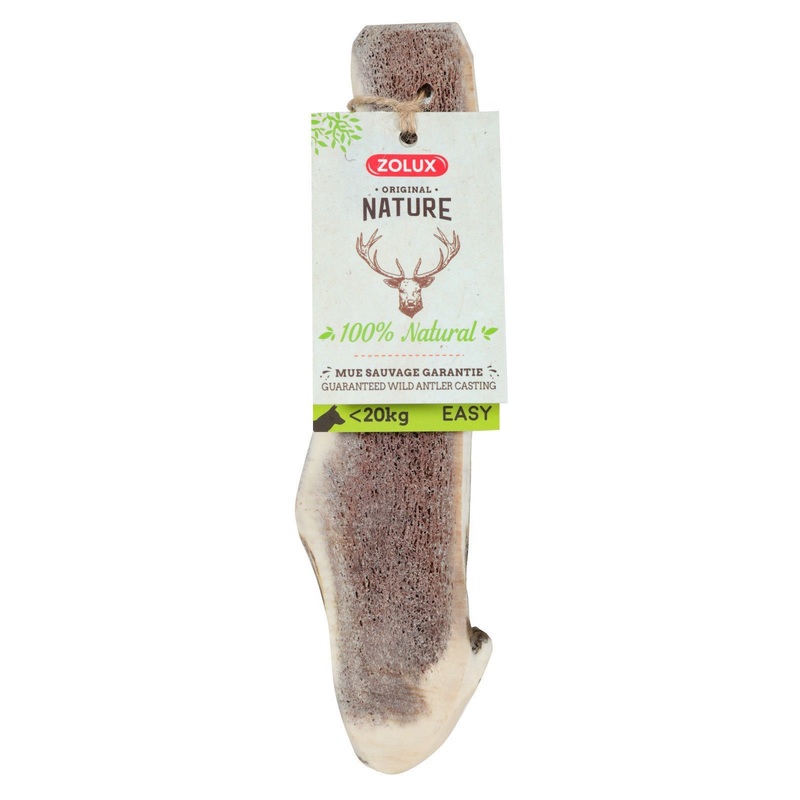 Zolux Natural Deer Antler Easy for Dogs Under 20kg