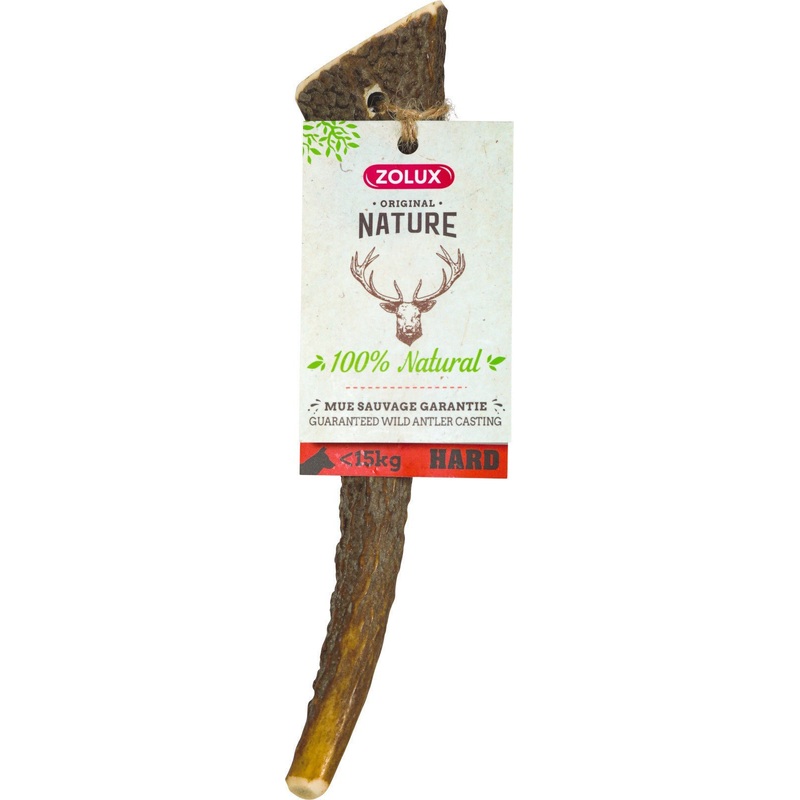 Zolux Natural Deer Antler Hard for Dogs Under 15kg