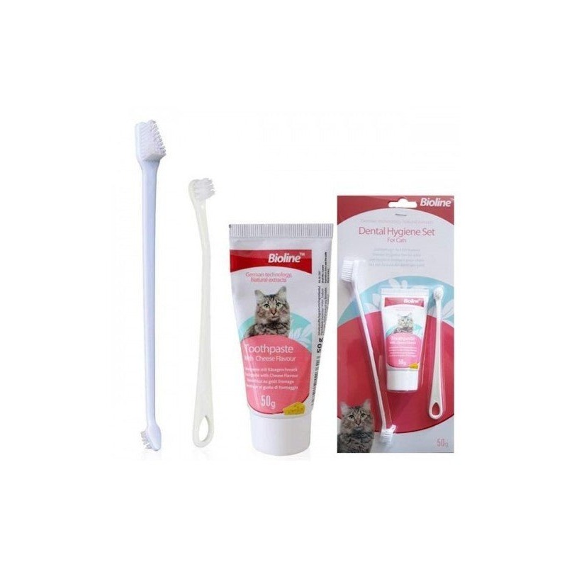 Bioline Dental Hygiene Set For Cats -50g