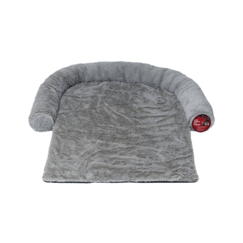 Mikki Calming Sofa Snuggler Blanket Bed Grey