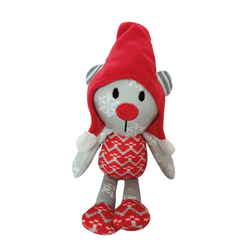 Bobby Christmas Dog Toy Tartan Bear 24cm