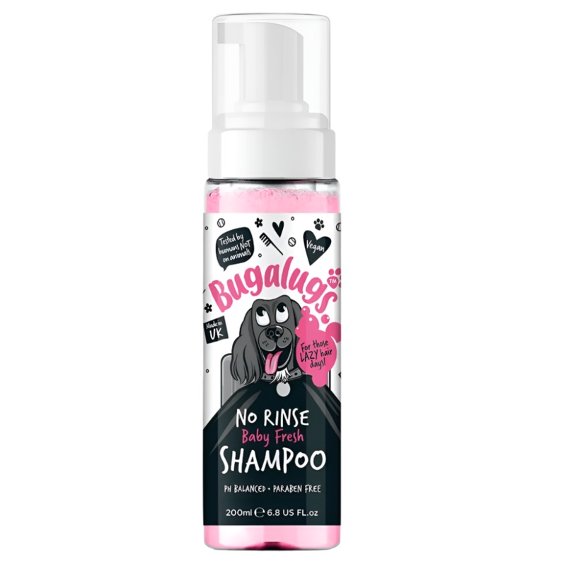 Bugalugs Baby Fresh No Rinse Dog Shampoo - 200ml