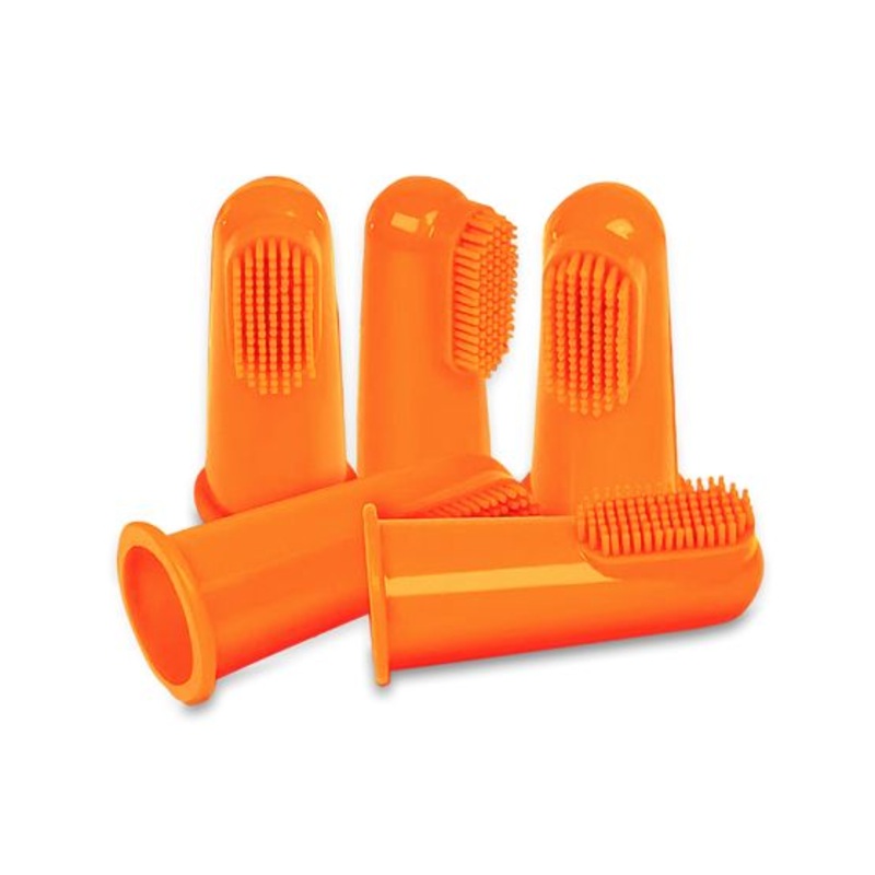DogsLife Silicone Finger Dental Brushes Dog - 5pcs