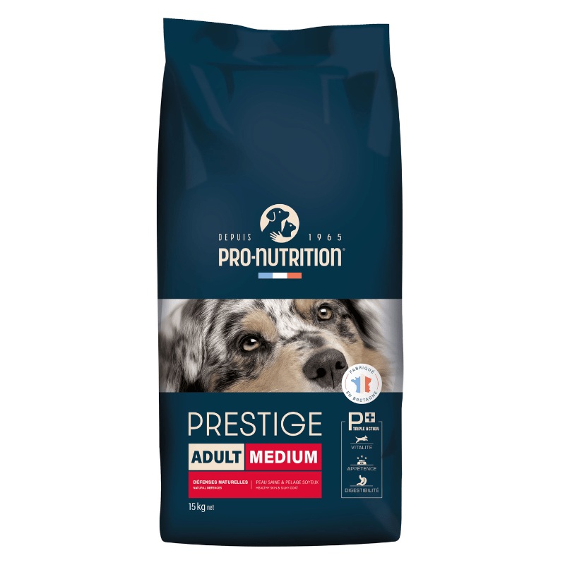 Pro Nutrition Prestige Adult Medium Dog Dry Food -  15kg