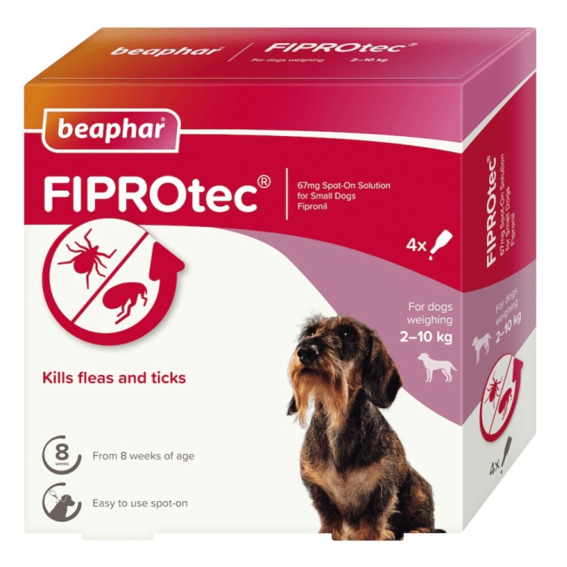 Beaphar Fiprotec for Small Dog - 4 Pipettes