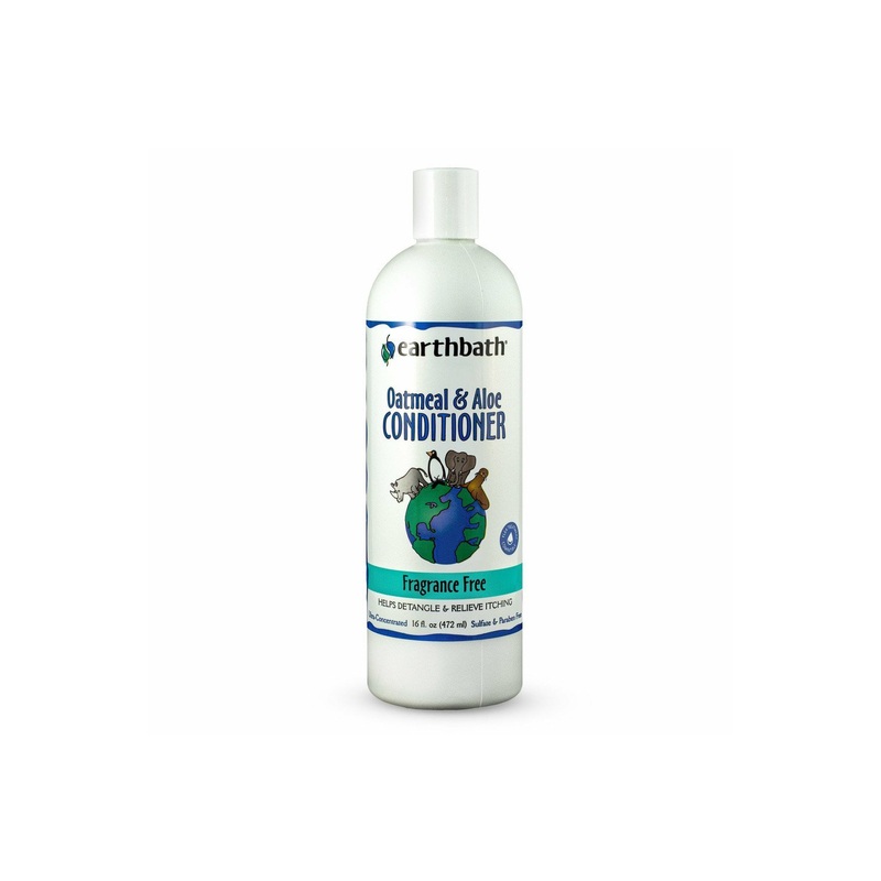 earthbath Fragrance Free Conditioner Relieve Itchy Dry Skin - 16oz