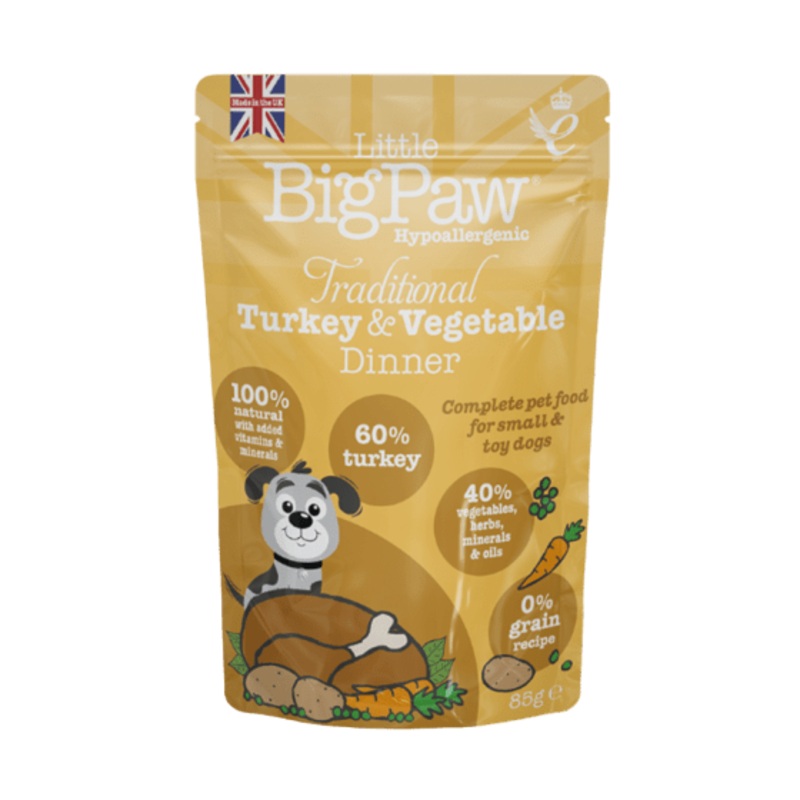 Little Big Paw Dog Dinner For Small and Toy Breed Dogs - 3x150g
