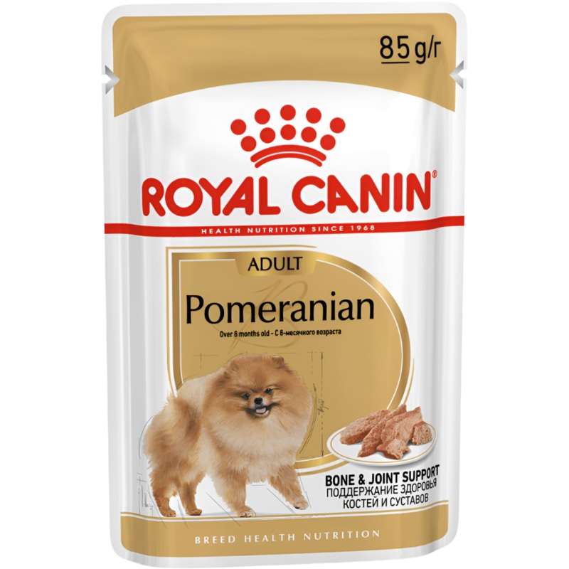 Royal Canin Breed Health Nutrition Pomeranian Adult Wet Dog Food - 85g
