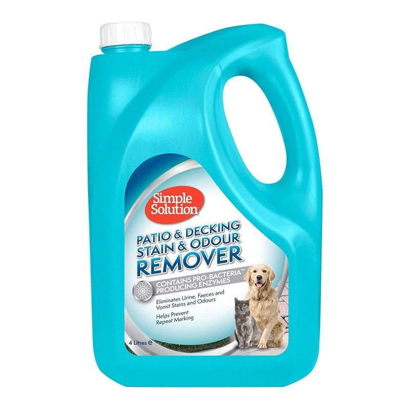 Simple Solution Patio and Decking Pet Stain and Odour Remover - 4L