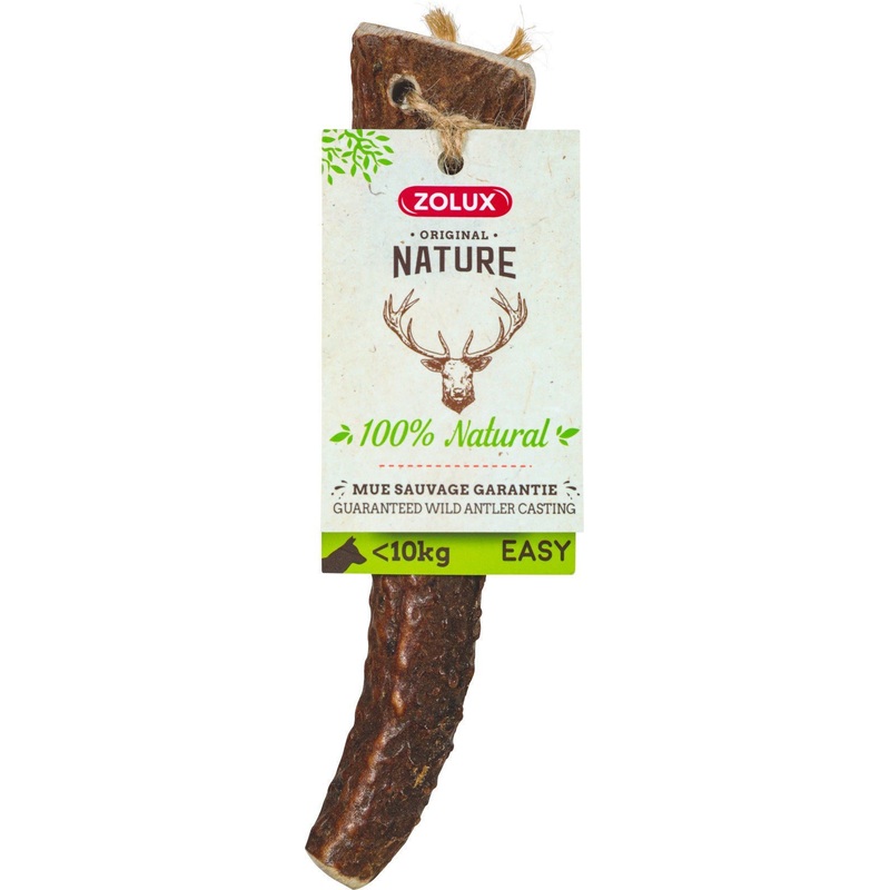 Zolux Natural Deer Antler Easy for Dogs Under 10kg