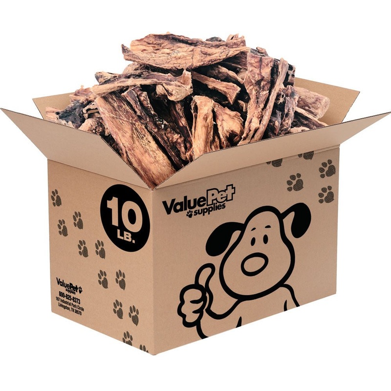 ValueBull Beef Lung Sticks, Premium 10 Pounds Bulk Pack